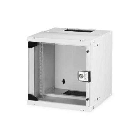 Szafa wisząca jednosekcyjna DIGITUS 10" 6U, SOHO PRO 325 x 315 x 300 mm, drzwi szyba, szary, niezmontowana, 60kg Szafa wisząca jednosekcyjna DIGITUS 10" 6U, SOHO PRO 325 x 315 x 300 mm, drzwi szyba, szary, niezmontowana, 60kg