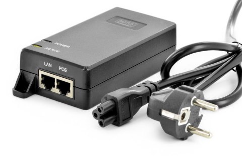 Zasilacz/Adapter PoE+ DIGITUS 802.3at max. 55V 30W Gigabit aktywny Zasilacz/Adapter PoE+ DIGITUS 802.3at max. 55V 30W Gigabit aktywny