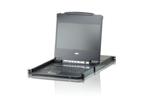Konsola LCD 17,3" FullHD KVM USB DVI ATEN CL6708MW (CL6708MW-ATA-AG) 8-port. Konsola LCD 17,3" FullHD KVM USB DVI ATEN CL6708MW (CL6708MW-ATA-AG) 8-port.