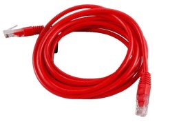 Patchcord Esperanza EB275R UTP Cat. 5e 3m czerwony