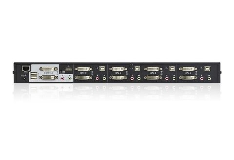 Przełącznik KVM ATEN Dual View DVI/USB/Audio CS1644A (CS1644A-AT-G) 4-port. Przełącznik KVM ATEN Dual View DVI/USB/Audio CS1644A (CS1644A-AT-G) 4-port.