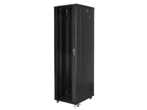 Szafa instalacyjna Rack stojąca 19" 37U 800x800 Drzwi Szklane czarna Lanberg (flat pack) Szafa instalacyjna Rack stojąca 19" 37U 800x800 Drzwi Szklane czarna Lanberg (flat pack)