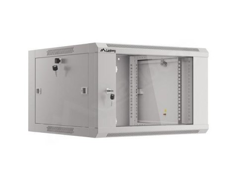 Szafa instalacyjna Rack wisząca 19" 6U 570x600 szybki montaż szara Lanberg (flat pack) Szafa instalacyjna Rack wisząca 19" 6U 570x600 szybki montaż szara Lanberg (flat pack)