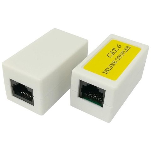 Łącznik przewodów RJ45-RJ45 Netrack kat. 6 UTP Łącznik przewodów RJ45-RJ45 Netrack kat. 6 UTP