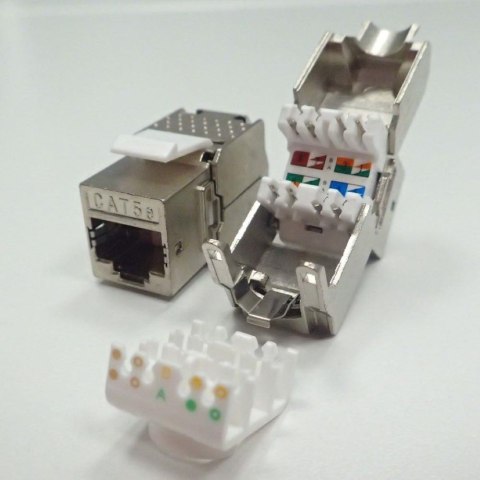 Moduł keystone Jack RJ45 kat. 5e FTP, beznarzędziowy Netrack Moduł keystone Jack RJ45 kat. 5e FTP, beznarzędziowy Netrack
