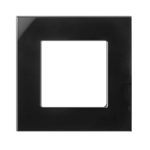 Ramka szklana Maclean MCE730B pojedyncza, czarna, 86x86mm Ramka szklana Maclean MCE730B pojedyncza, czarna, 86x86mm