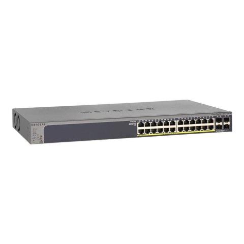 Switch zarządzalny Netgear GS728TP-200EUS LAN 24x10/100/1000 SFP 4x1G Switch zarządzalny Netgear GS728TP-200EUS LAN 24x10/100/1000 SFP 4x1G
