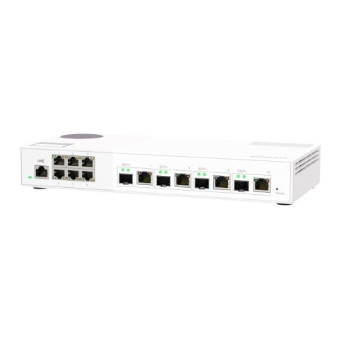 Switch zarządzalny QNAP QSW-M2106-4C 4x 10GbE SFP+/RJ45 6x 2,5GbE Switch zarządzalny QNAP QSW-M2106-4C 4x 10GbE SFP+/RJ45 6x 2,5GbE