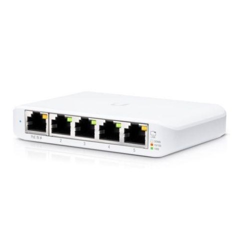 Switch zarządzalny UBIQUITI USW Flex-Mini UNIFI COMPACT 5x 10/100/1000Mb/s 1x PoE Switch zarządzalny UBIQUITI USW Flex-Mini UNIFI COMPACT 5x 10/100/1000Mb/s 1x PoE