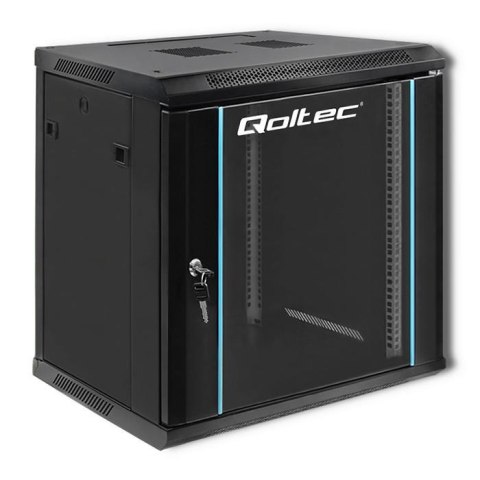 Szafa RACK Qoltec 19" | 12U | 600x635x450 | Czarna | Wisząca Szafa RACK Qoltec 19" | 12U | 600x635x450 | Czarna | Wisząca