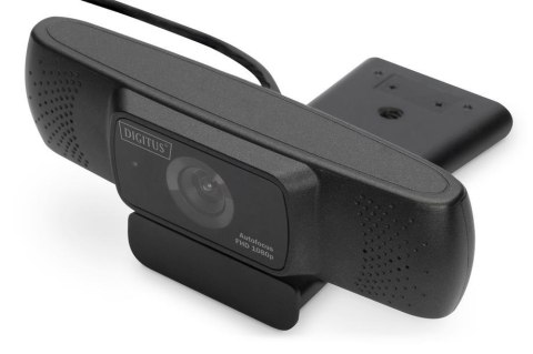 Kamera internetowa DIGITUS Full HD 1080p 30Hz autofokus szeroki kąt widzenia USB A 2.0 Kamera internetowa DIGITUS Full HD 1080p 30Hz autofokus szeroki kąt widzenia USB A 2.0