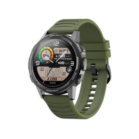 Smartwatch Senbono X28 Full HD 360x360, pomiar SpO2, metalowa koperta zielony Smartwatch Senbono X28 Full HD 360x360, pomiar SpO2, metalowa koperta zielony