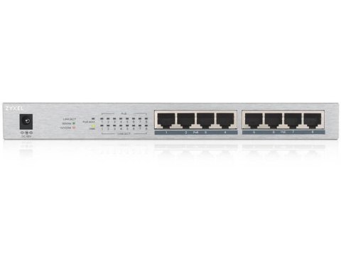 Switch niezarządzalny Zyxel GS1008HP 8x10/100/1000 PoE+ RJ45 Switch niezarządzalny Zyxel GS1008HP 8x10/100/1000 PoE+ RJ45