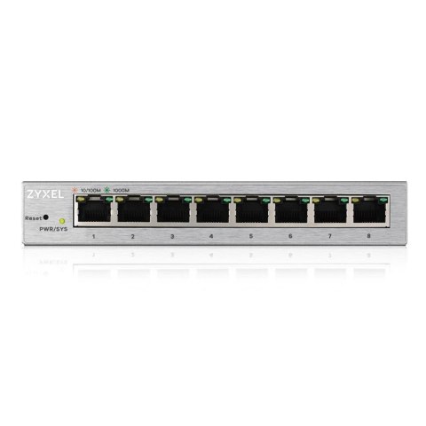 Switch zarządzalny Zyxel GS1200-8 8x10/100/1000 RJ45 Switch zarządzalny Zyxel GS1200-8 8x10/100/1000 RJ45
