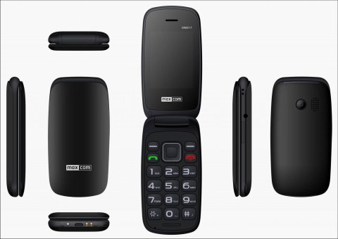 Telefon MaxCom MM 817 czarny Telefon MaxCom MM 817 czarny