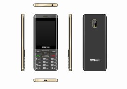 Telefon MaxCom MM236 czarno-złoty