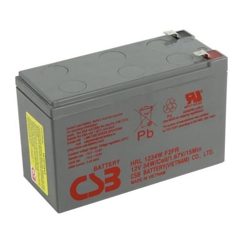 Akumulator żelowy CSB HRL1234WF2 12V 9Ah Long Life (8l) Akumulator żelowy CSB HRL1234WF2 12V 9Ah Long Life (8l)