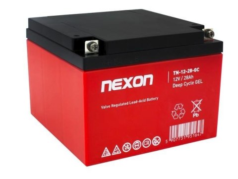 Akumulator żelowy Nexon TN-GEL 12V 28Ah long life (12l) - głębokiego rozładowania i pracy cyklicznej Akumulator żelowy Nexon TN-GEL 12V 28Ah long life (12l) - głębokiego rozładowania i pracy cyklicznej