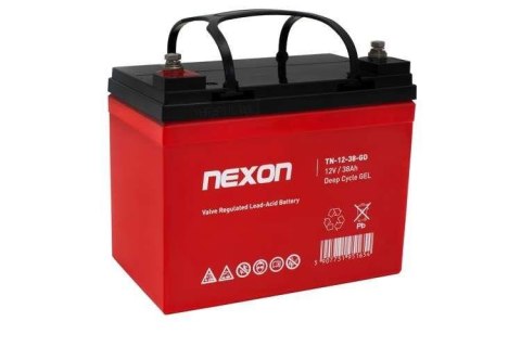 Akumulator żelowy Nexon TN-GEL 12V 38Ah long life(12l) - głębokiego rozładowania i pracy cyklicznej Akumulator żelowy Nexon TN-GEL 12V 38Ah long life(12l) - głębokiego rozładowania i pracy cyklicznej
