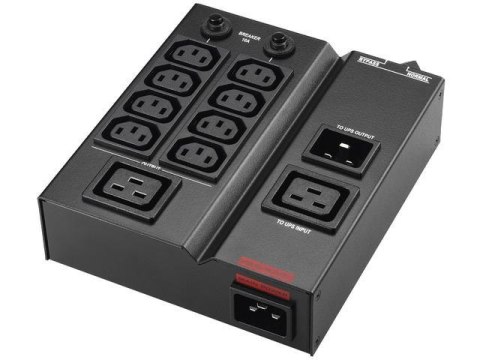 Moduł MBS (Maintenance Bypass Switch) 19" dla UPS Power Walker do 1-3 kVA 8x IEC C13, 1x IEC C19 Moduł MBS (Maintenance Bypass Switch) 19" dla UPS Power Walker do 1-3 kVA 8x IEC C13, 1x IEC C19