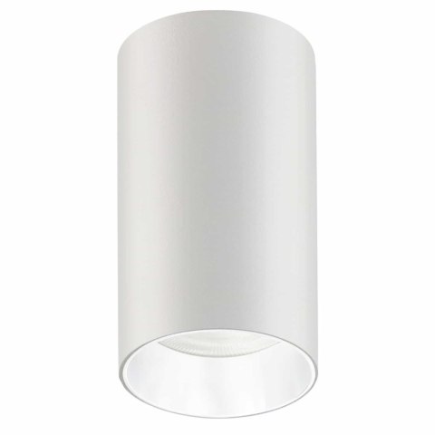 Oprawa natynkowa / tuba Maclean MCE458 W/W punktowa okrągła aluminiowa GU10 55x100mm biała Oprawa natynkowa / tuba Maclean MCE458 W/W punktowa okrągła aluminiowa GU10 55x100mm biała