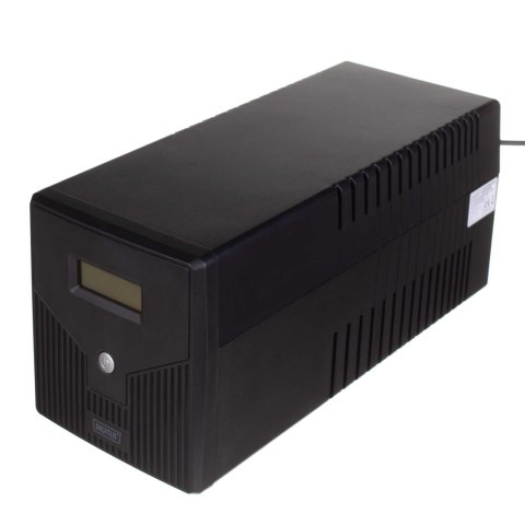 Zasilacz awaryjny UPS DIGITUS Line-Interactive LCD 1000VA/600W 2x12V/7Ah AVR 4xSCHUKO USB RS232 RJ45 Zasilacz awaryjny UPS DIGITUS Line-Interactive LCD 1000VA/600W 2x12V/7Ah AVR 4xSCHUKO USB RS232 RJ45