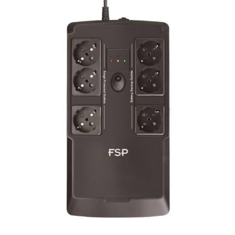 Zasilacz awaryjny UPS FSP/Fortron NanoFit 600 (600VA/360W, 6x Schuko) Zasilacz awaryjny UPS FSP/Fortron NanoFit 600 (600VA/360W, 6x Schuko)