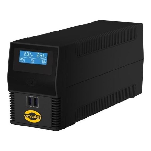 Zasilacz awaryjny UPS ORVALDI i850 LCD USB (4XIEC) line-interactive Zasilacz awaryjny UPS ORVALDI i850 LCD USB (4XIEC) line-interactive