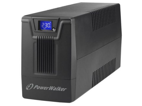 Zasilacz awaryjny UPS Power Walker Line-Interactive 600VA SCL 2x PL 230V, RJ11/45 In/Out, USB, LCD Zasilacz awaryjny UPS Power Walker Line-Interactive 600VA SCL 2x PL 230V, RJ11/45 In/Out, USB, LCD