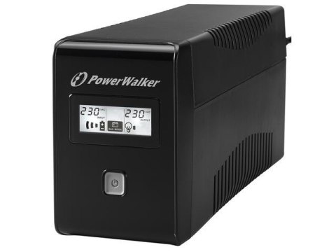 Zasilacz awaryjny UPS Power Walker Line-Interactive 850VA 2xSCHUKO RJ11 USB LCD Zasilacz awaryjny UPS Power Walker Line-Interactive 850VA 2xSCHUKO RJ11 USB LCD