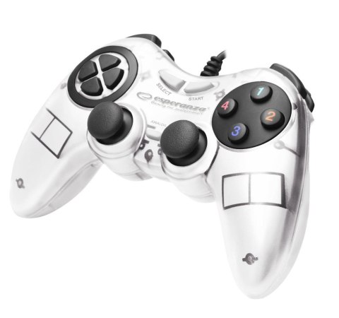 Gamepad PC USB Esperanza "Fighter" biały Gamepad PC USB Esperanza "Fighter" biały