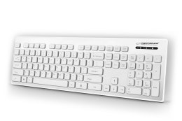 Klawiatura przewodowa Esperanza EK130W Singapore USB biała