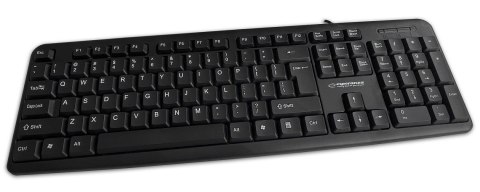 Klawiatura przewodowa Esperanza EK139 USB Norfolk czarna Klawiatura przewodowa Esperanza EK139 USB Norfolk czarna