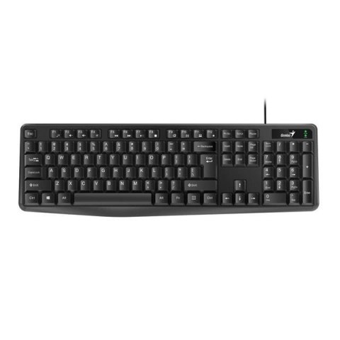 Klawiatura przewodowa Genius KB-117 Offcie black, Full size, odporna na zalanie Klawiatura przewodowa Genius KB-117 Offcie black, Full size, odporna na zalanie