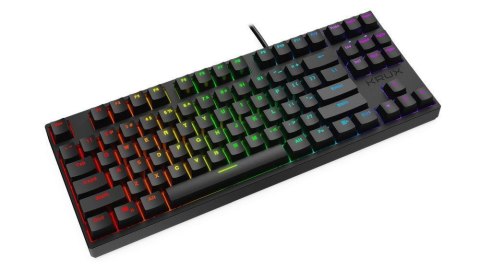 Klawiatura przewodowa KRUX ATAX PRO RGB TKL Outemu Red czarna Klawiatura przewodowa KRUX ATAX PRO RGB TKL Outemu Red czarna