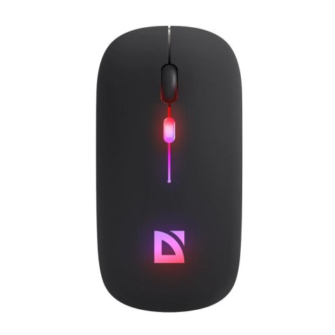 Mysz bezprzewodowa Defender TOUCH MM-997 optyczna 1600dpi 2.4 GHz + Bluetooth czarna RGB AKUMULATOR bezklikowa silent Mysz bezprzewodowa Defender TOUCH MM-997 optyczna 1600dpi 2.4 GHz + Bluetooth czarna RGB AKUMULATOR bezklikowa silent