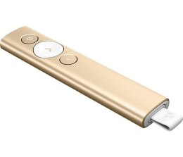 Pilot laserowy do prezentacji Logitech Spotlight złoty