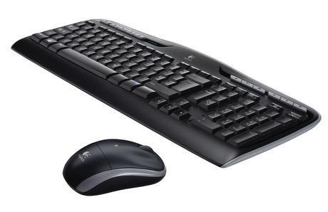 Zestaw bezprzewodowy klawiatura + mysz Logitech MK330 czarny układ niemiecki Zestaw bezprzewodowy klawiatura + mysz Logitech MK330 czarny układ niemiecki