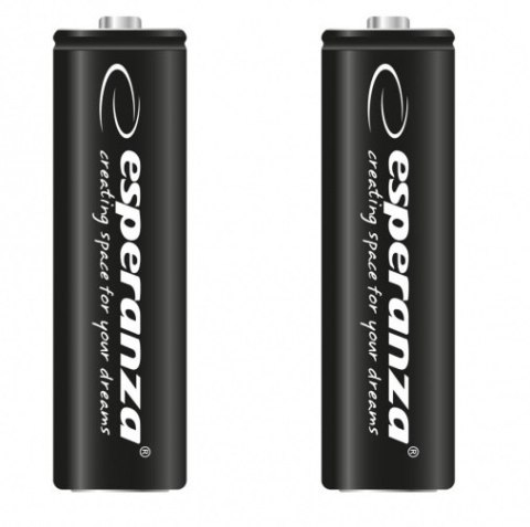 Baterie ESPERANZA Niklowo-wodorkowa AA (LR06, FR6, R6, 15A, MN1500, AM3, UM3, HP7) 2600mAh 2 szt. EZA105 Baterie ESPERANZA Niklowo-wodorkowa AA (LR06, FR6, R6, 15A, MN1500, AM3, UM3, HP7) 2600mAh 2 szt. EZA105
