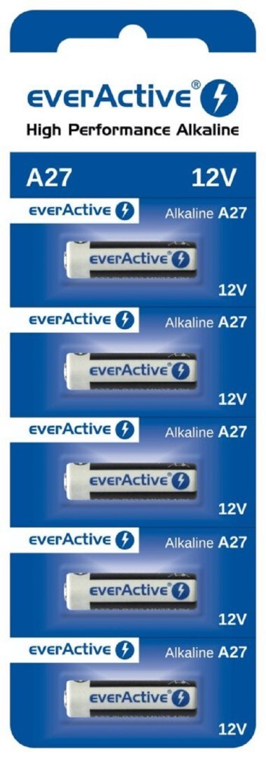 Baterie EVERACTIVE Alkaliczna A27 25mAh Blister 27A5BL Baterie EVERACTIVE Alkaliczna A27 25mAh Blister 27A5BL