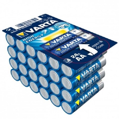 Baterie VARTA Alkaliczna AA 24 szt. BAVA 4906 24PAK Baterie VARTA Alkaliczna AA 24 szt. BAVA 4906 24PAK