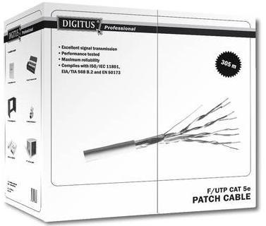 DIGITUS Cat5e F-UTP 305 m 305 Instalacyjny DIGITUS Cat5e F-UTP 305 m 305 Instalacyjny