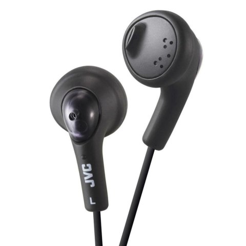 Słuchawki Douszne JVC Gumy Czarny (1m /3.5 mm (niklowany) wtyk/Czarny) Słuchawki Douszne JVC Gumy Czarny (1m /3.5 mm (niklowany) wtyk/Czarny)