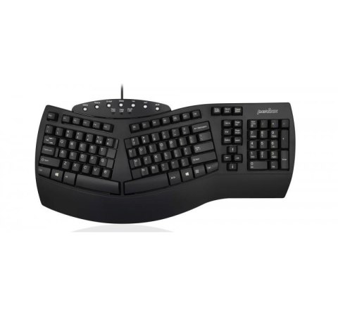 Klawiatura przewodowa Perixx PERIBOARD-512 Classic Ergonomic, czarna Klawiatura przewodowa Perixx PERIBOARD-512 Classic Ergonomic, czarna