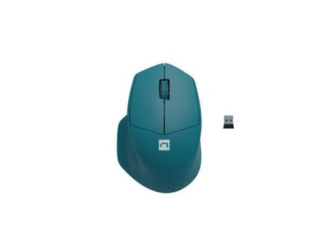 Mysz bezprzewodowa Natec Siskin 2 optyczna 1600 DPI BT 5.0 + 2.4 GHz z cichym klikiem niebieska Mysz bezprzewodowa Natec Siskin 2 optyczna 1600 DPI BT 5.0 + 2.4 GHz z cichym klikiem niebieska