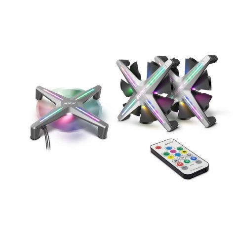 Wentylator Inter-Tech ALSEYE X12 RGB Kit x3 szary Wentylator Inter-Tech ALSEYE X12 RGB Kit x3 szary
