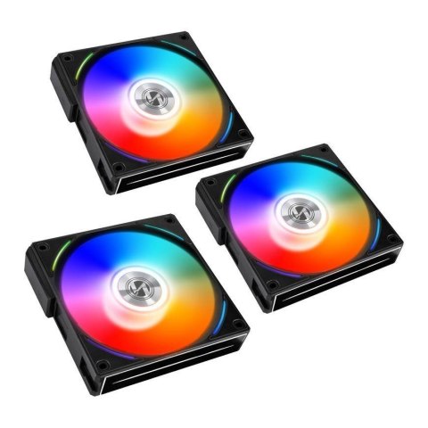Wentylator Lian Li UNI FAN AL120 RGB PWM 120mm czarny Triple Pack incl. Controller Wentylator Lian Li UNI FAN AL120 RGB PWM 120mm czarny Triple Pack incl. Controller