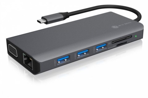 ICY BOX IB-DK4070-CPD (Czarny /USB Typ C ) ICY BOX IB-DK4070-CPD (Czarny /USB Typ C )