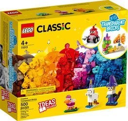 LEGO 11013 Classic - Kreatywne przezroczyste klocki LEGO 11013 Classic - Kreatywne przezroczyste klocki
