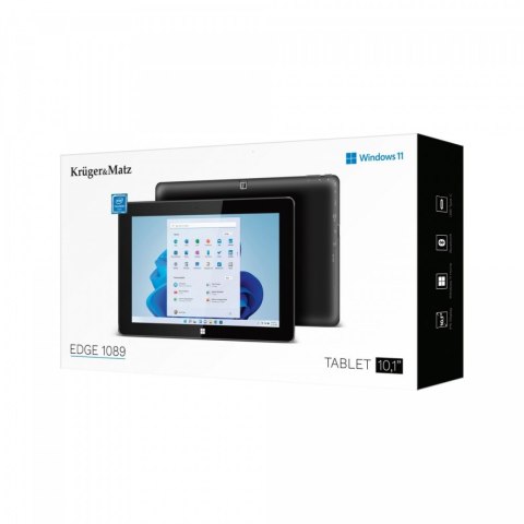 Tablet KRUGER & MATZ EDGE 1089 (10.1"/Intel Celeron N4020/128GB/Windows 11/Wi-Fi 802.11 b/g/n/Czarny) Tablet KRUGER & MATZ EDGE 1089 (10.1"/Intel Celeron N4020/128GB/Windows 11/Wi-Fi 802.11 b/g/n/Czarny)